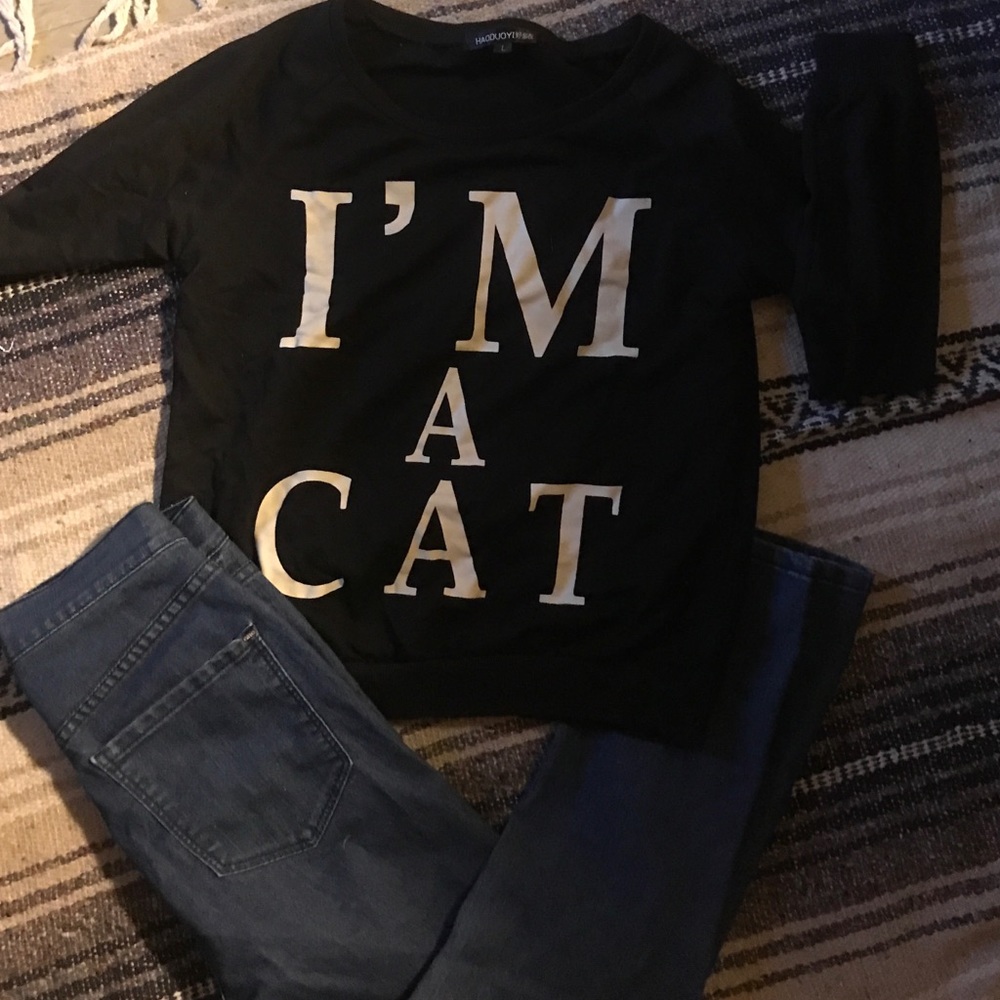 IM A CAT graphic pullover 🐱❤