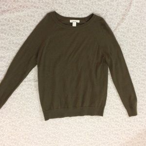 Olive green sweater