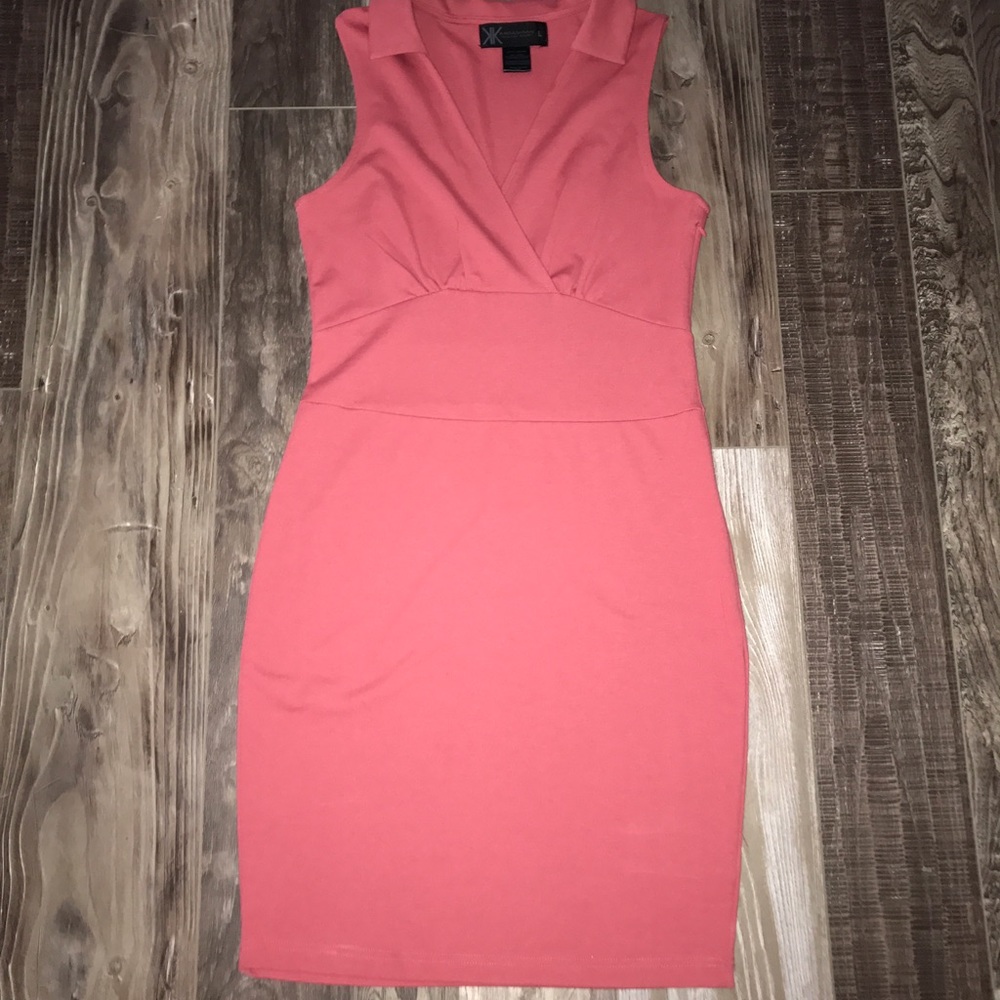 Pinkish/Bage Kardashian Collection dress
