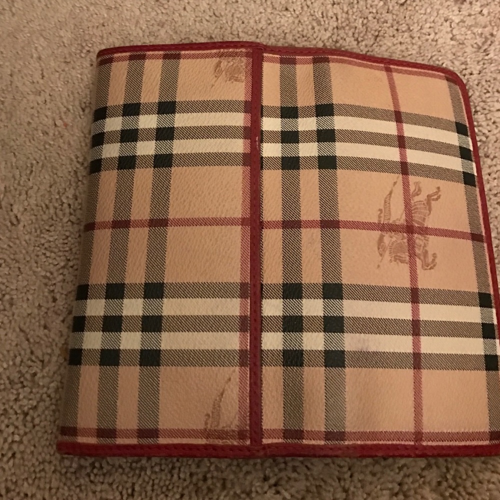 100% authentic BURBERRY 
long 'Haymarket' wallet