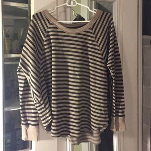 Free People Striped Knit