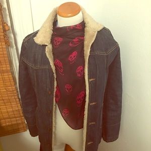 Earl Jeans shearling lining jacket