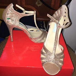 Blue by Betsey Johnson Tee Evening Sandals. New!