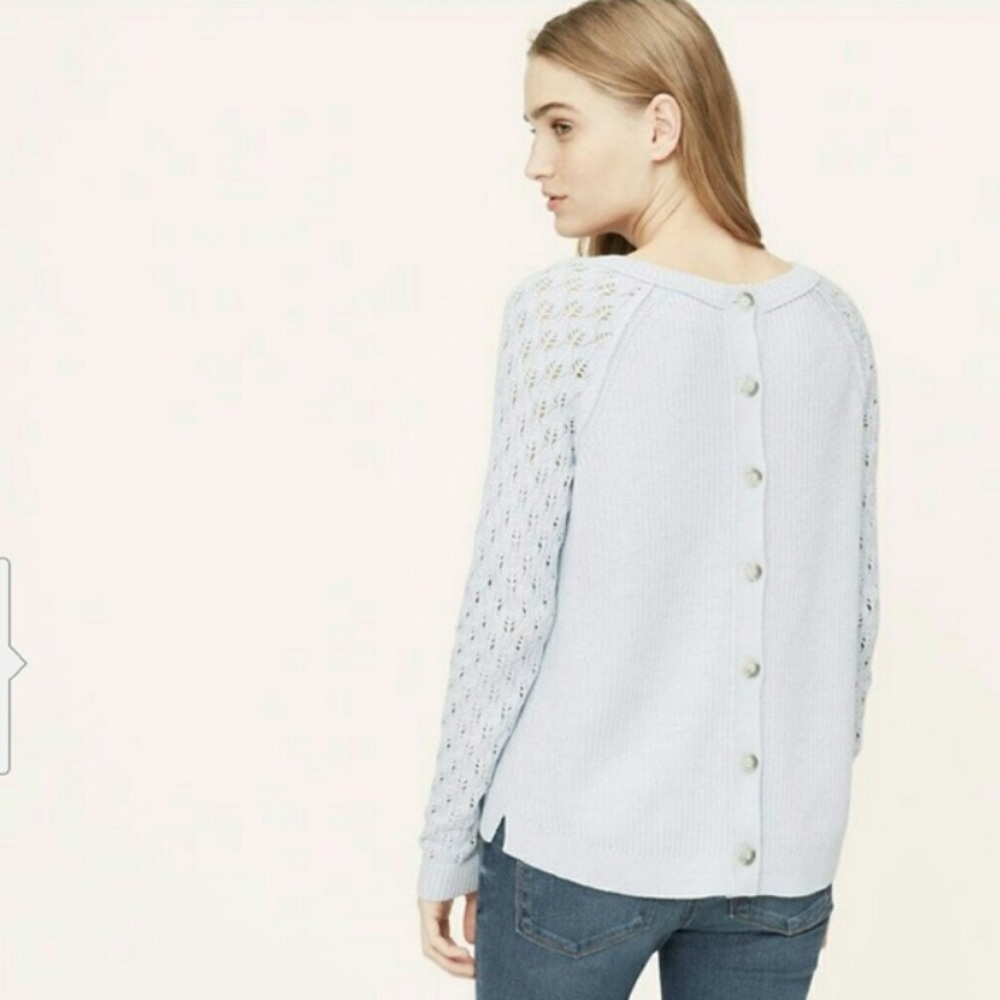 Loft blue sweater