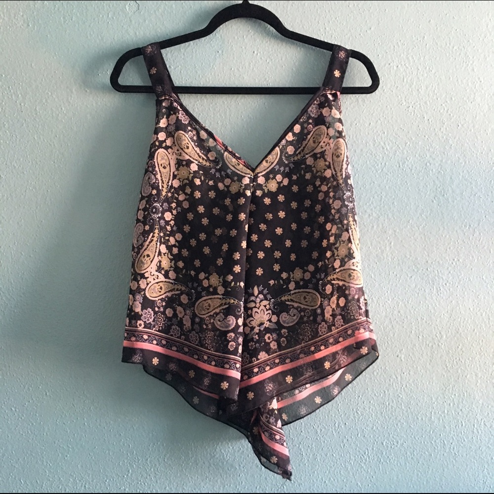 Beautiful patterned crop top