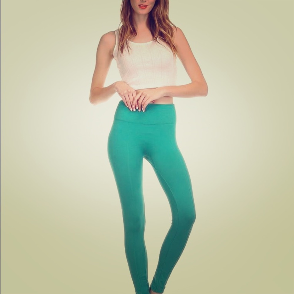 High Waist Fleece Lined Leggings