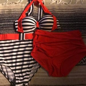High waisted bikini set!