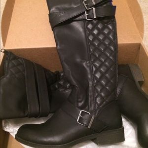 Steve Madden Girl Calinda Moto Boots