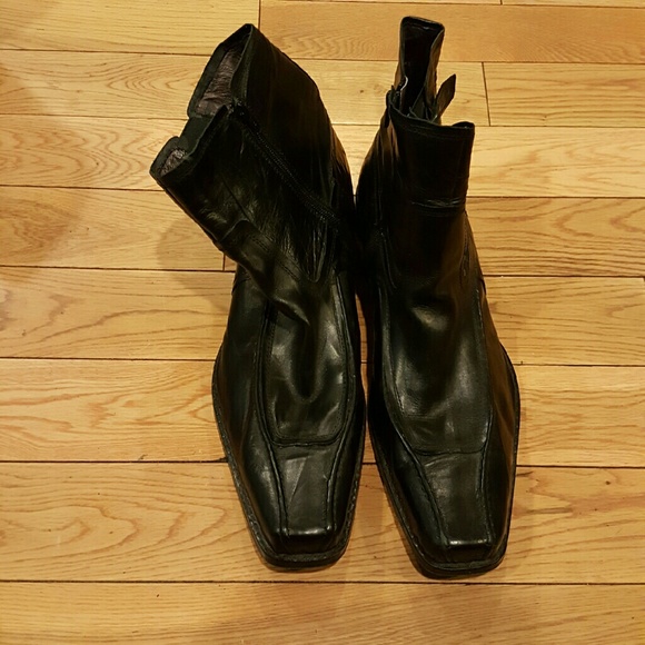 Men's leather boots - Picture 1 of 6