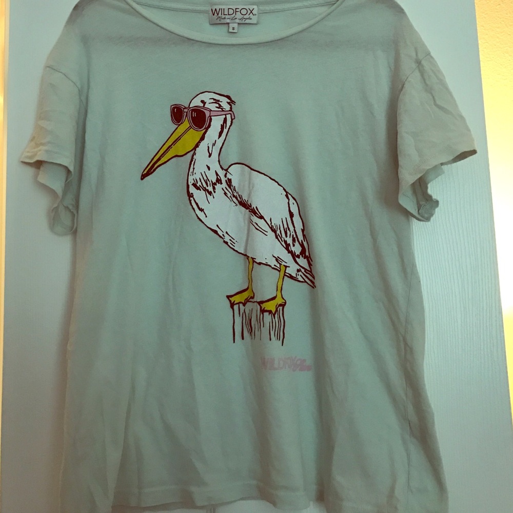Wildfox "stork" tee