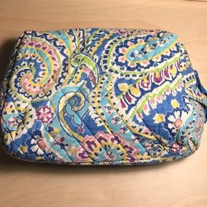 Vera Bradley Large Cosmetic Bag Capri Blue