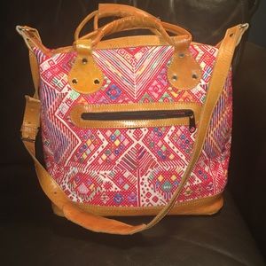 Beautiful huipil medium size tote!
