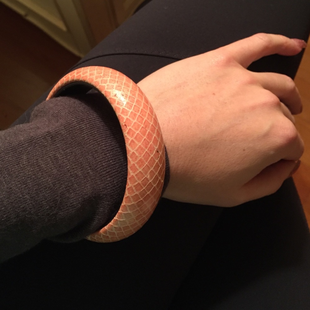 Peach bracelet