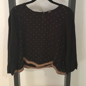 Embellished crop top