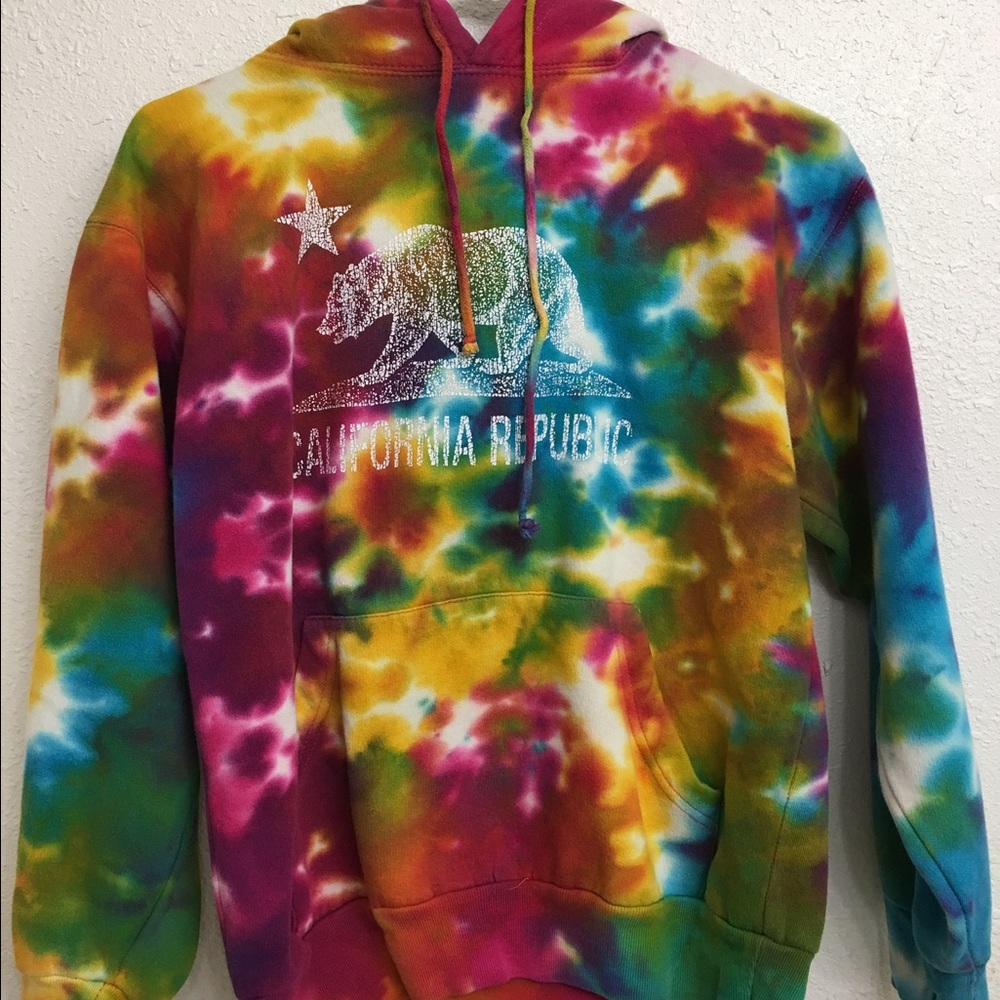 California Republic Tye Dye Hoodie