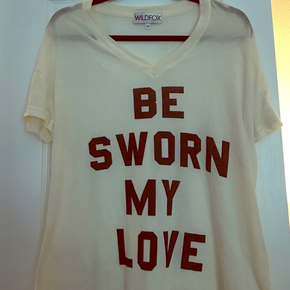 "Be sworn my Love" Wildfox tee XS