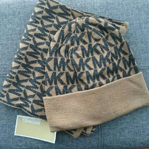 Brand New Michael Kors Scarf and Hat set