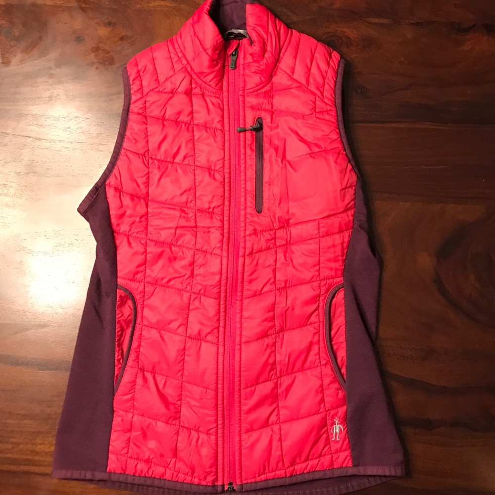 Smartwool PhD pink vest Small