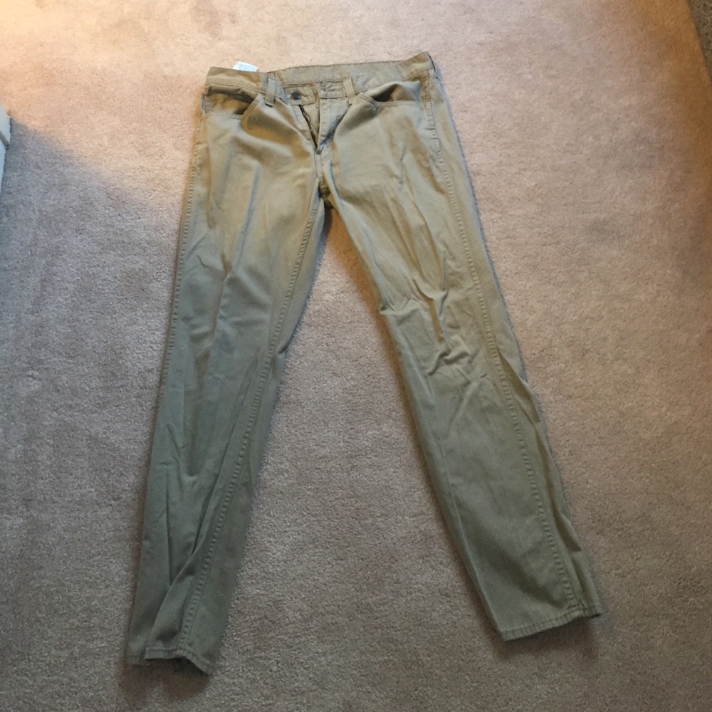 Khaki Levi's pants