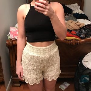 Scalloped shorts from Nordstrom rack