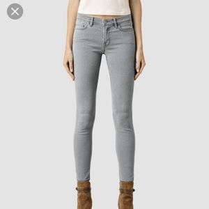 Amazing condition light all saints Mast jeans