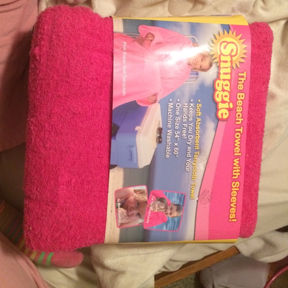 Snuggie beach towel