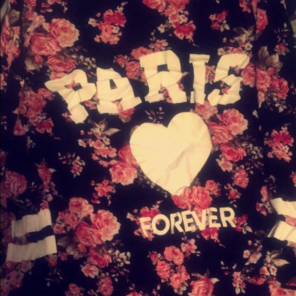 Paris Forever Floral Shirt