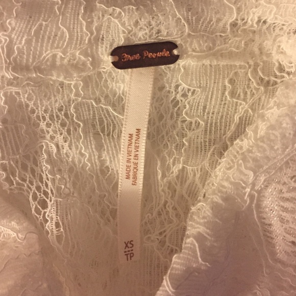 SOLD! FREE PEOPLE Lace Button Down! - Picture 6 of 8