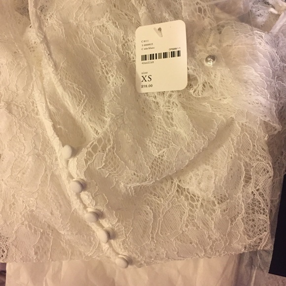 SOLD! FREE PEOPLE Lace Button Down! - Picture 7 of 8