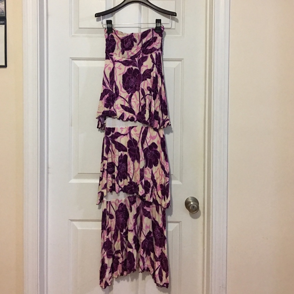Gabriella Rocha Purple Print Maxi 👗