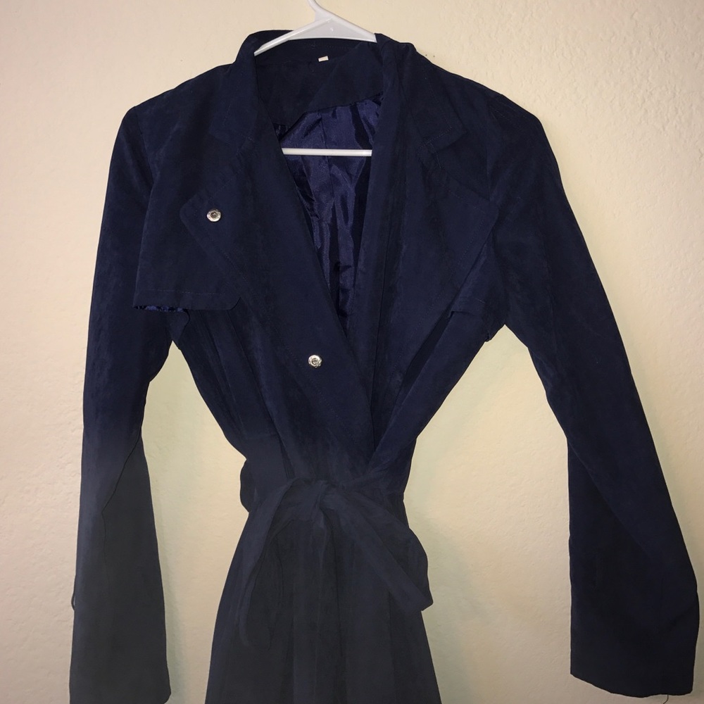 Blue Trench Coat