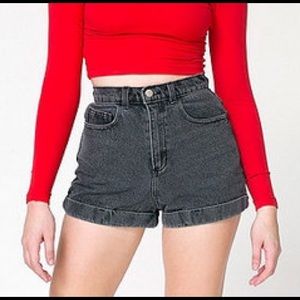 American Apparel High Waisted Shorts