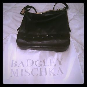 Badgley Mischka Lauren Nappa Tote NWT