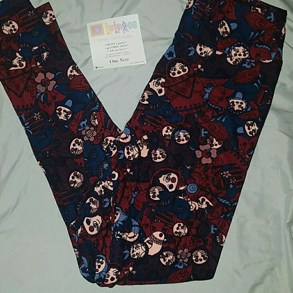 Lularoe leggings OS New Unicorn Russian dolls