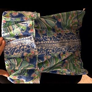 Lilly Pulitzer Bay Blue Coasting Wiley Tube Top