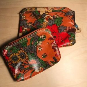 Sak Roots set of two Cosmetic Bags Pouches