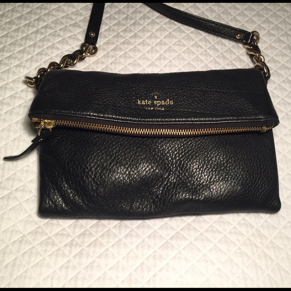 Kate Spade Cross Body black leather bag