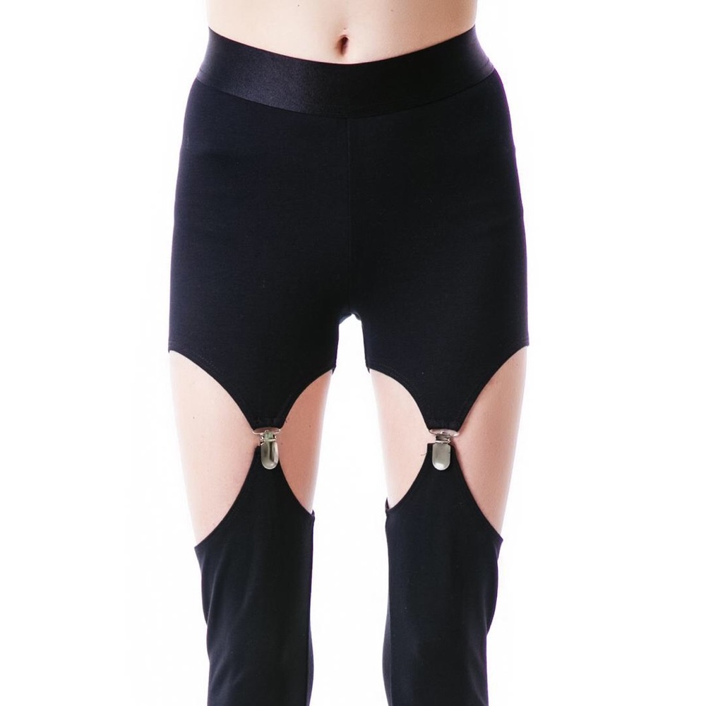 [SOLD] Widow Dollskill Garter Leggings