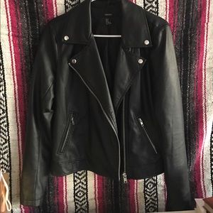 Faux leather jacket