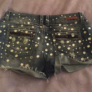 Bedazzled shorts