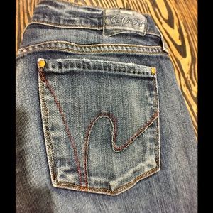 Citizens of Humanity Boot Cut Distressed Jeans