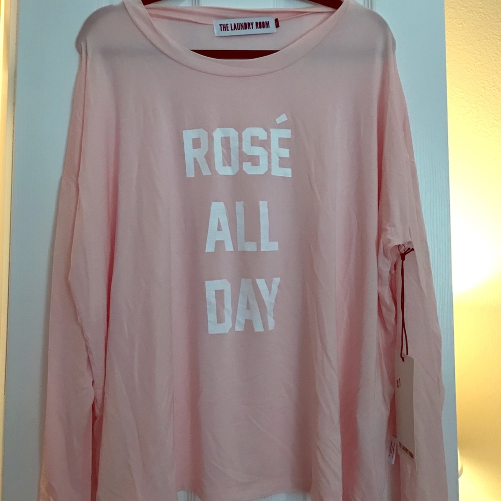 The Laundry Room "Rosé All Day" pink Long Sleeve