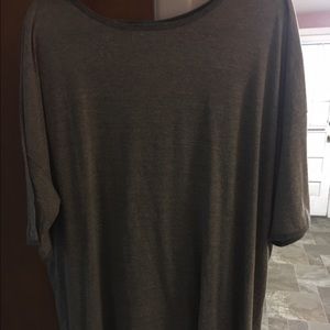 Green with grey trim LuLaRoe Irma