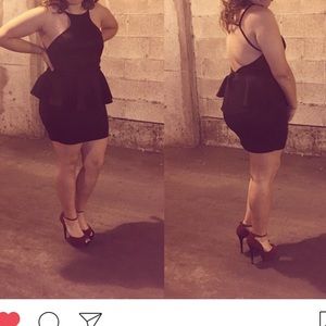 Black dress.