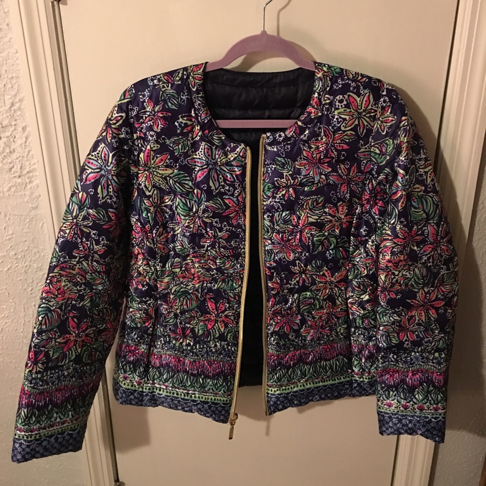 Down Reversible Lily Pulitzer Jacket