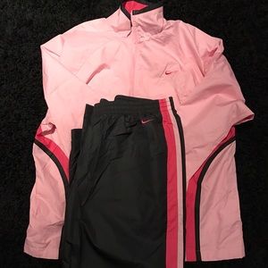 Nike 2 piece sweat suite
