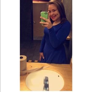 Blues dress.