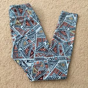 Used LuLaRoe Aztec Leggings
