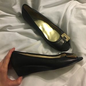 Michael Kors small wedge open toe shoes