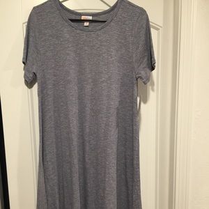 BNWT gray/blue Lularoe Carly dress